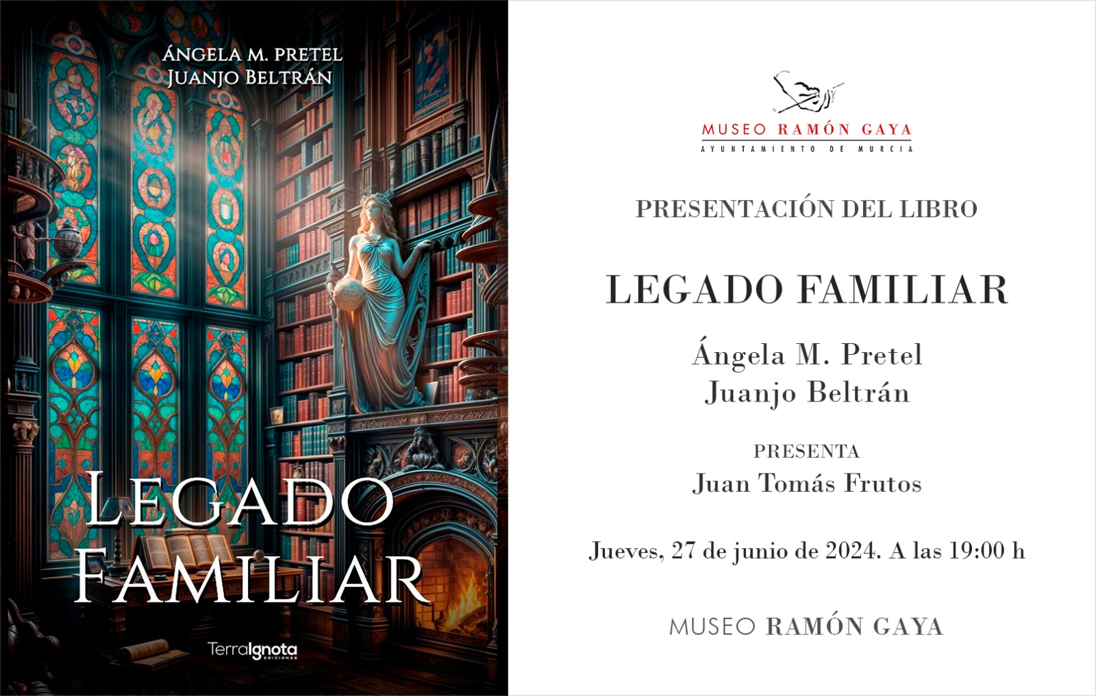 Lee más sobre el artículo Presentación segunda novela «Legado Familiar»